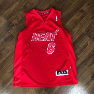 LeBron James Adidas MiamiHeat Christmas Day Jersey